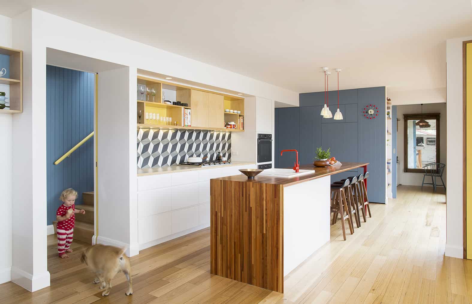 Funky Melbourne laneway architecture with electic interiors