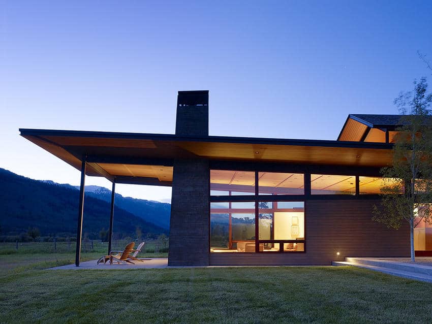 The stunning Peaks View home in Wilson, Wyoming