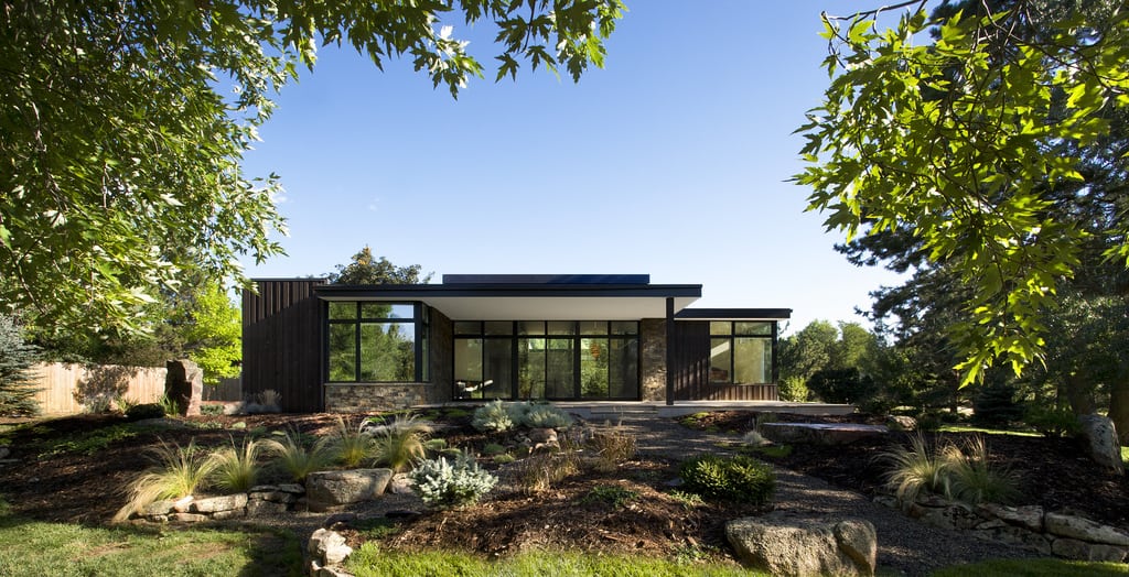 Classic modern pavilion in Boulder, Colorado