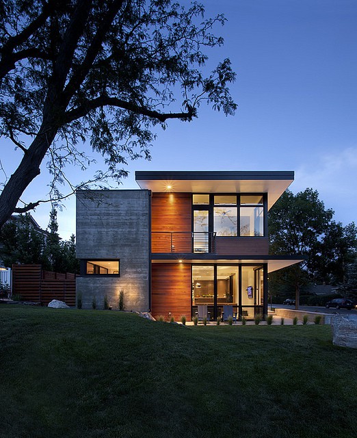 A modern family home for racing bike enthusiasts