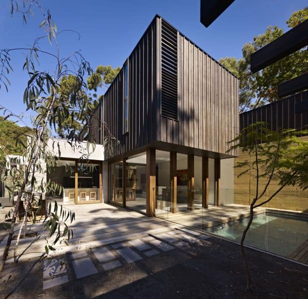 Shiplap timber and rammed earth beauty