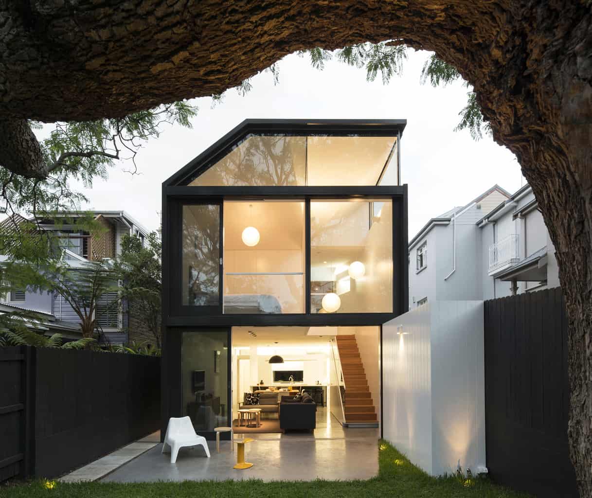 Minimalist geometrical architecture for Sydney abode