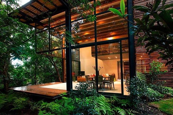 Treehouse architecture in Mexico