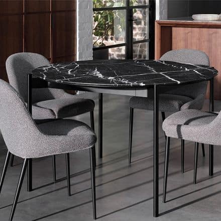 eto marble round dining table