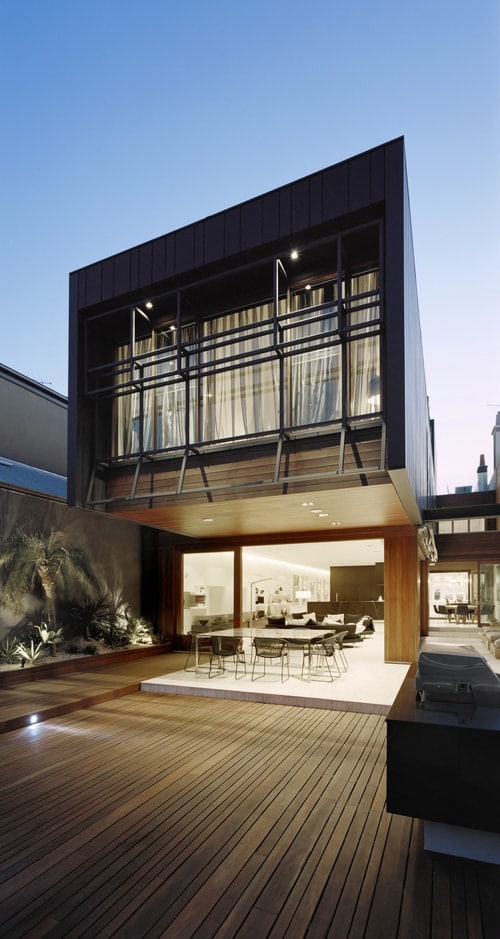 Black and bold Melbourne home design