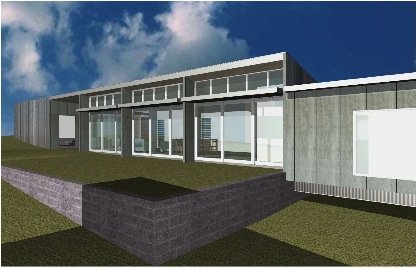 First concept for Redhead house by Bourne Blue
