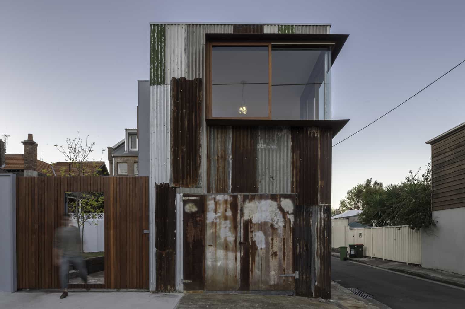 Tin shed architecture in Redfern