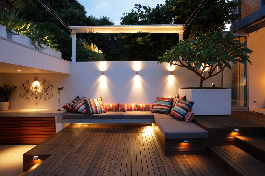 Fresh + modern inner city courtyard garden