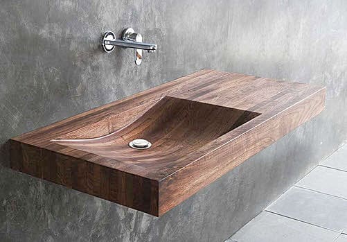 Desiring: this timber wash basin